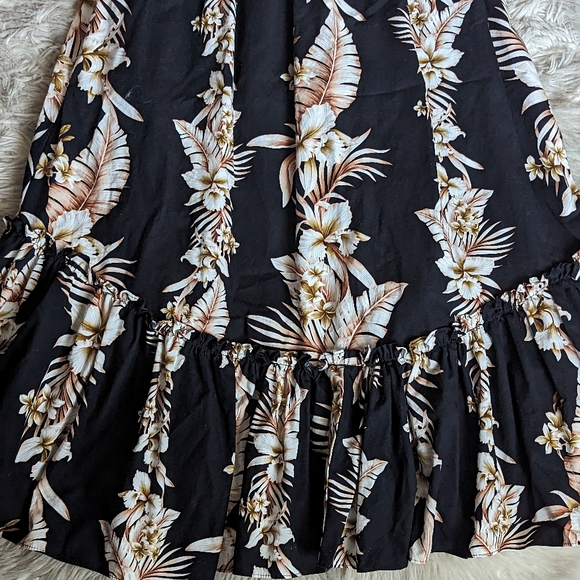 EUC Aloha Moi Hawaiian Tropical Cotton Midi Dress - Picture 3 of 13